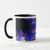 Rouge contre les tasses bleues (Gauche)