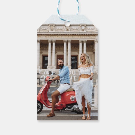 Rouge de Bourgogne et étiquette de cadeau de Merci (Dos)