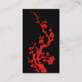 Rouge de carte de profil de conception de Chinois (Dos)