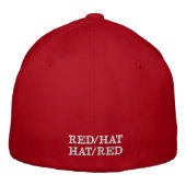 Rouge de casquette de Red Hat d'atout (Dos)