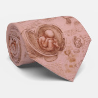 Rouge de da Vinci de la cravate des hommes