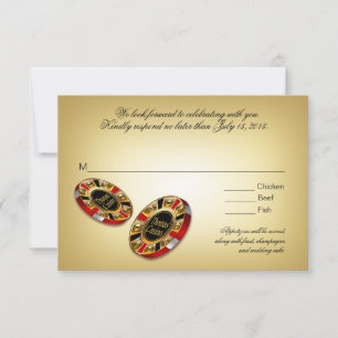 Rouge de la réponse   de Las Vegas VIP RSVP