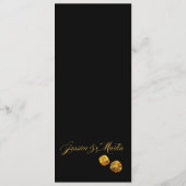 Rouge de menu de dîner de Nouveau Vegas d'art (Dos)