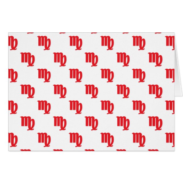 Rouge de motif de Vierge (Devant horizontal)