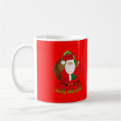 Rouge de Père Noël "si vous ne croyez pas…" tasse (Gauche)