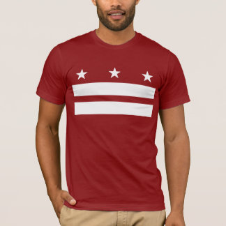 Rouge de T-shirt de Washington DC