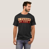 rouge de tango du T-shirt i (Devant entier)