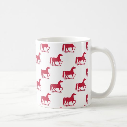Rouge de tasse de cheval de Noël (Droite)