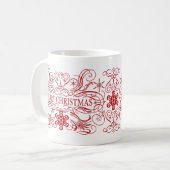 Rouge de tasse de Joyeux Noël (Devant gauche)