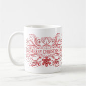 Rouge de tasse de Joyeux Noël (Gauche)