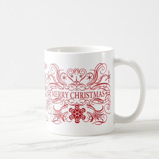Rouge de tasse de Joyeux Noël (Droite)