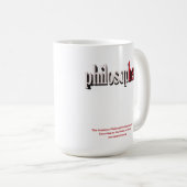 rouge de tasse de philosophe (Devant droit)