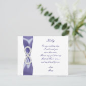 Rouge Diamant Bleu Infinity Carte d'honneur (Debout devant)