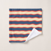 Rouge Dk Blue Wavy Creme (Gant de toilette)