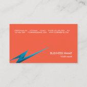 ROUGE DU CARTE DE VISITE LIGHTNING3 (Dos)