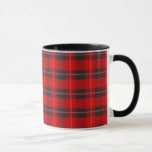 ROUGE ÉCOSSAIS PLAID RINGER MUG