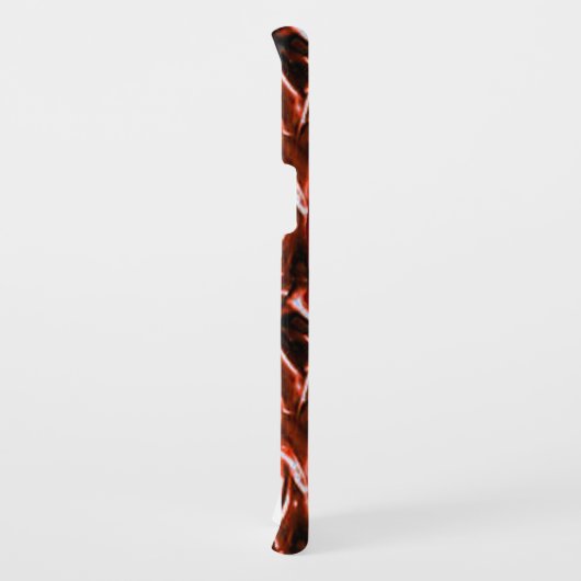 Rouge électrique Chrome crâne Samsung Galaxy Coque (Dos/Droite)