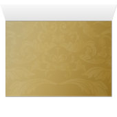 rouge Elegant carte de séjour (Intérieur Horizontal (Bas))