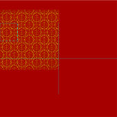 Rouge élégant de tissu de damassé (Carreau)