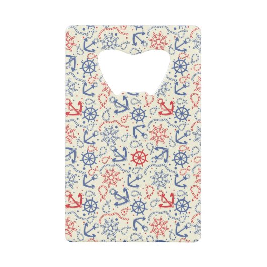 Rouge et arrière - plan de marine avec l'ancre (Devant)