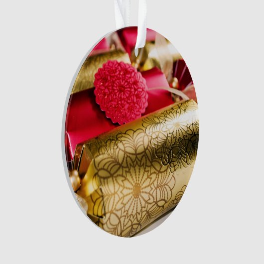 Rouge et biscuits de Noël d'or (devant)