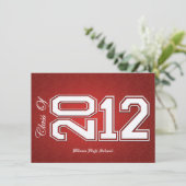 Rouge et classe d'or des invitations 2012 (Debout devant)