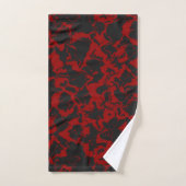 Rouge et gris (Serviette à main)
