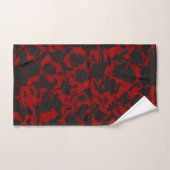 Rouge et gris (Serviette à main)