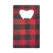 Rouge et noir À damiers plaid (Devant)