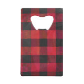 Rouge et noir À damiers plaid (Dos)