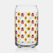 Rouge Et Noir Ladybug Avec Fleurs (Droite)