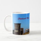 Rouge et or Cleveland OH Mug (Gauche)