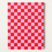 Rouge et rose clair à carreaux (Dos)