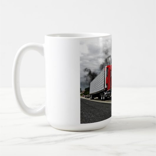 Rouge et tasse de Rollin Peterbilt (Gauche)