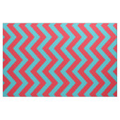 Rouge et tissu bleu de rayure de Chevron d'Aqua (Yard)