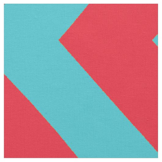 Rouge et tissu bleu de rayure de Chevron d'Aqua (Fermer)