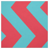 Rouge et tissu bleu de rayure de Chevron d'Aqua (Échantillon)