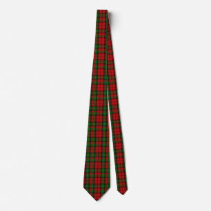 Rouge et vert Kerr Tartan Plaid Cravate