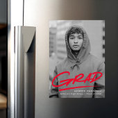 Rouge | Faire-part de graduation en pointillé