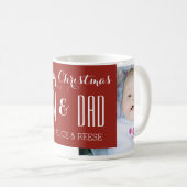 Rouge fait sur commande de tasse de Noël de maman (Devant droit)