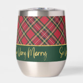 Rouge Festif Plaid Tellement Joyeux Vacances (Avant)