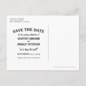 Rouge Floral Bourgogne Rustique Faire-Part de sauv (Dos)