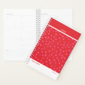 Rouge Floral Moderne Joyeux (Devant avec enveloppe)