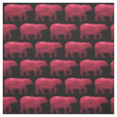 Rouge foncé concernez le tissu noir H (Échantillon)