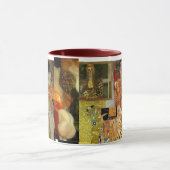 Rouge foncé de tasse de collage de Klimt (Centre)