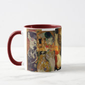 Rouge foncé de tasse de collage de Klimt (Gauche)