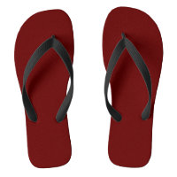 Rouge foncé / Tongs