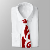 Rouge foncé tribal de cravate (Attaché)