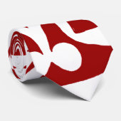 Rouge foncé tribal de cravate (Roulé)