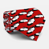 Rouge frais de cravate de danseurs de chaussures (Roulé)